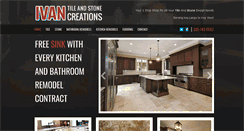 Desktop Screenshot of ivanstonecreations.com